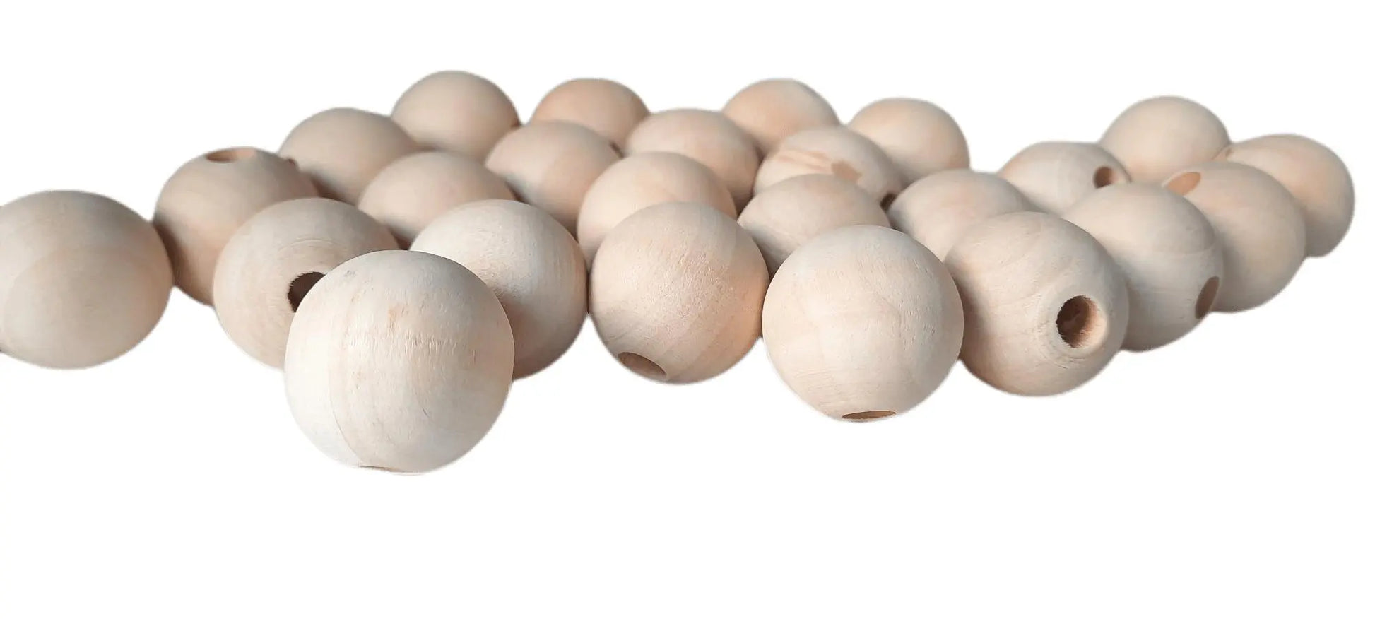 Naturel Wooden beads 20mm - DecoDeb