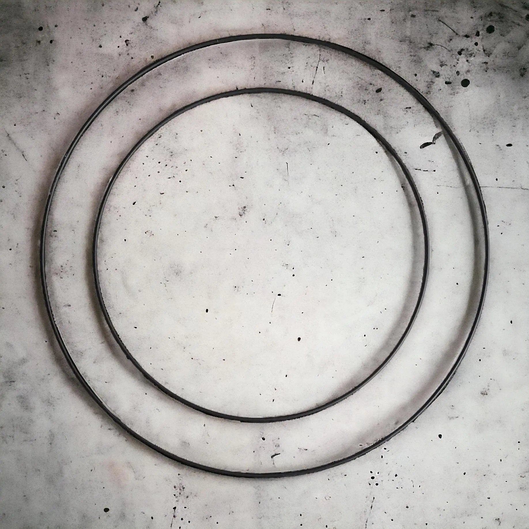 Black Metal Craft Ring 40cm DecoDeb