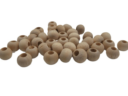 Naturel Wooden beads 20mm - DecoDeb