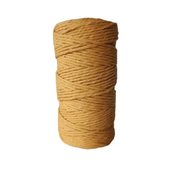 Cafuné Lux Macramé Yarn 3mm Ocher by Decodeb 