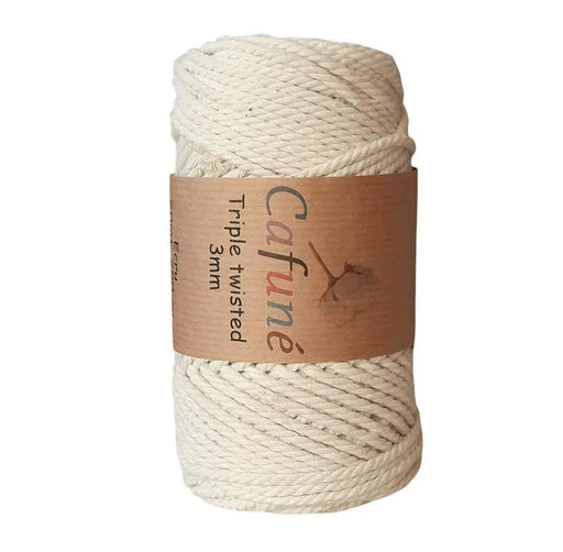 Cafuné Macramé Rope 3mm Ecru Cafuné