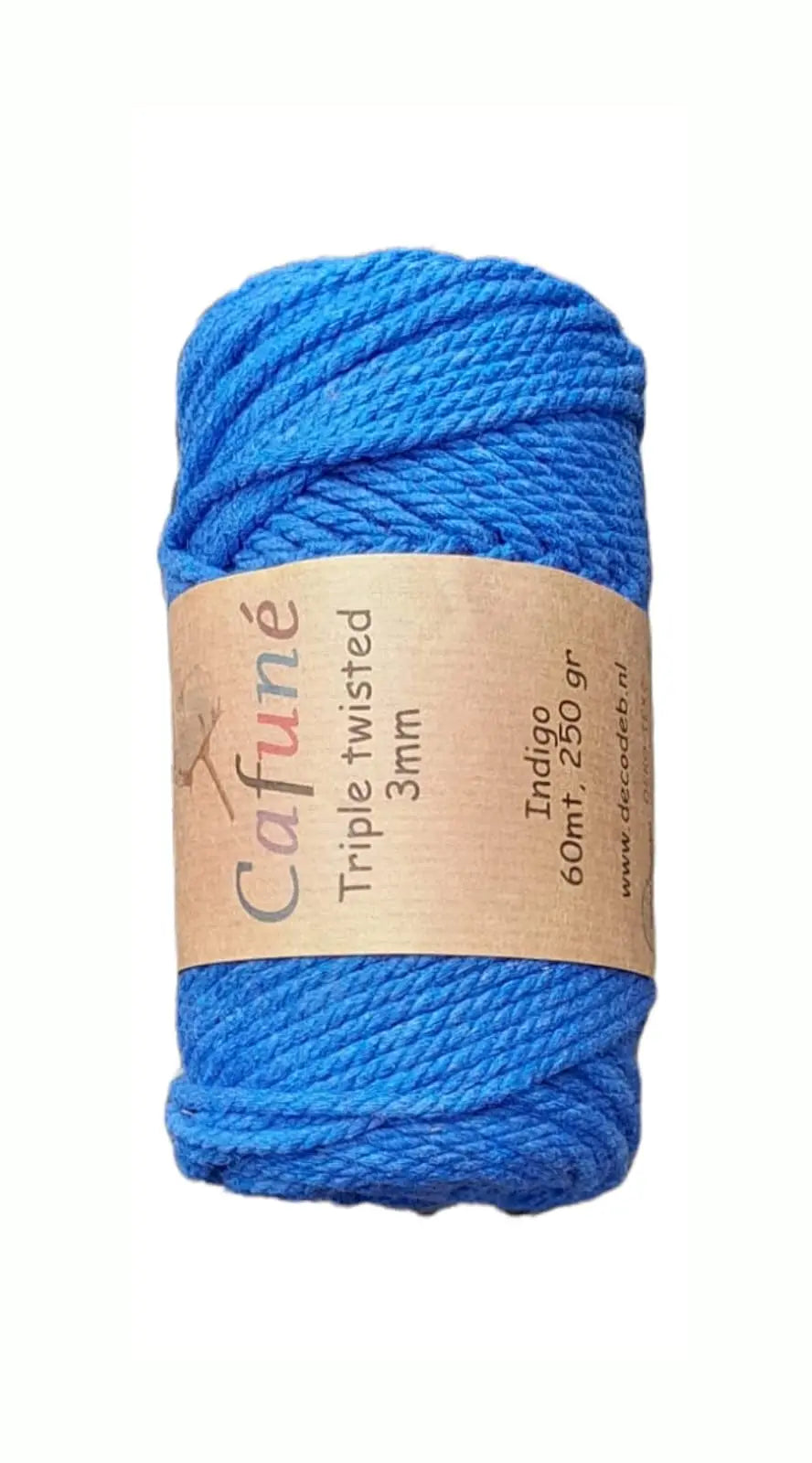 Cafuné Macramé Rope 3mm Indigo Cafuné