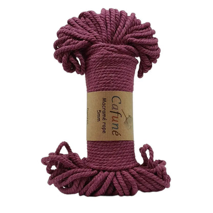 Cafuné Macramé Rope 5mm Damson Cafuné