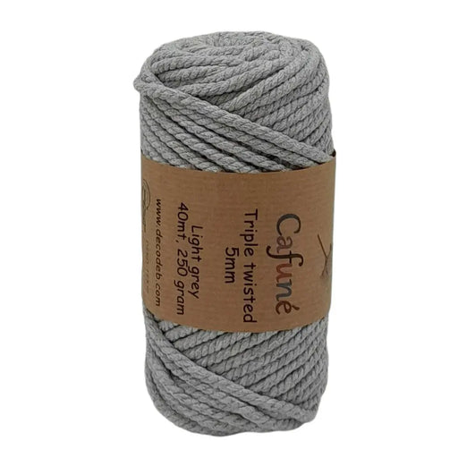 Cafuné Macramé Rope 5mm Light Grey Cafuné