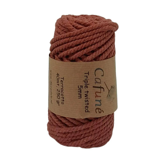 Cafuné Macramé Rope 5mm Terracotta Cafuné