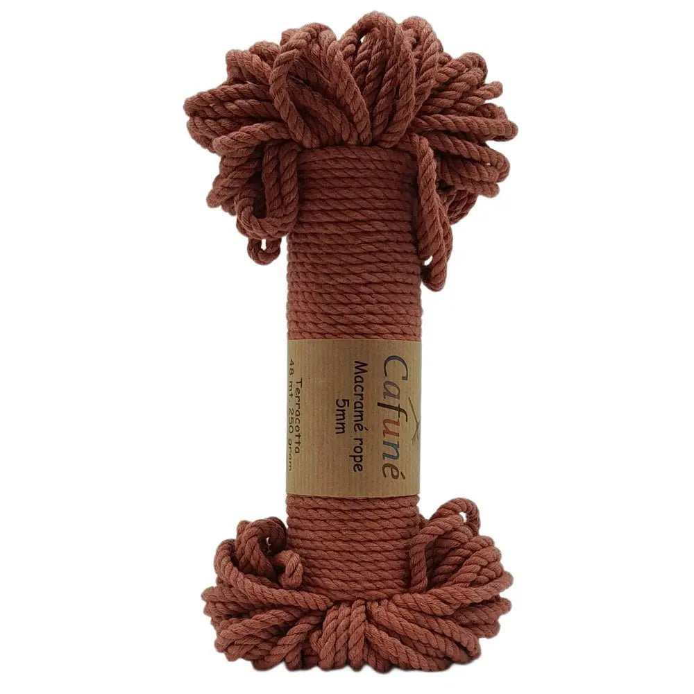 Cafuné Macramé Rope 5mm Terracotta Cafuné