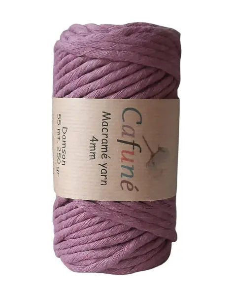 Cafuné Macramé Yarn 4mm Indigo DecoDeb