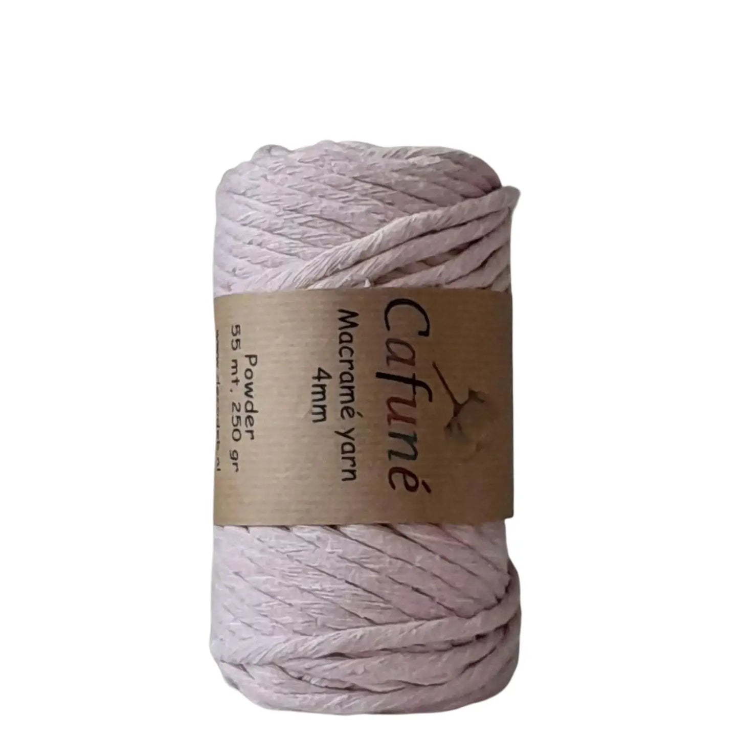 Cafuné Macramé Yarn 4mm Powder DecoDeb