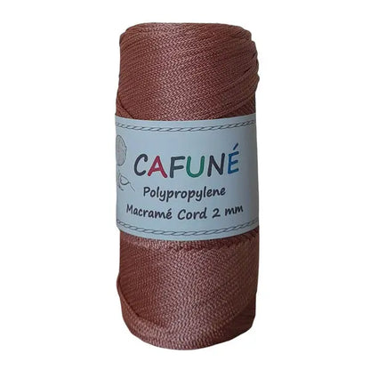 Cafuné Polypropylene Macramé Cord 2mm Salmon Cafuné