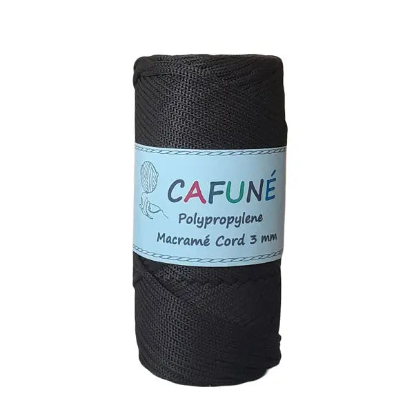 Cafuné Polypropylene Macramé Cord 3mm Espresso Cafuné