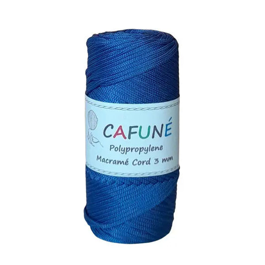 Cafuné Polypropylene Macramé Cord 3mm Indigo Cafuné