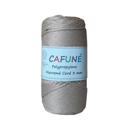 Cafuné Polypropylene Macramé Cord 3mm Light Camel Cafuné