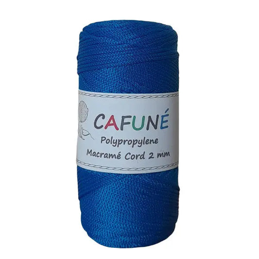 Cafuné Polypropylene Macramé cord 2mm Indigo Cafuné