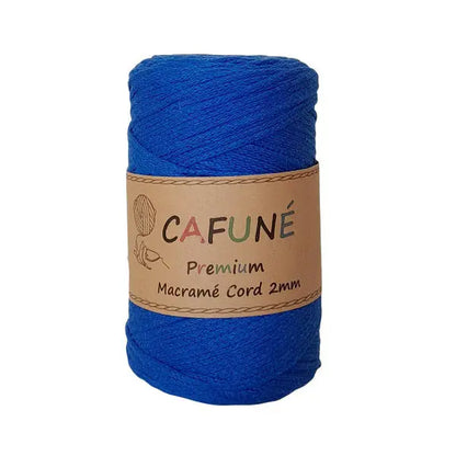 Cafuné Premium Macramé Cord 2mm Indigo Cafuné