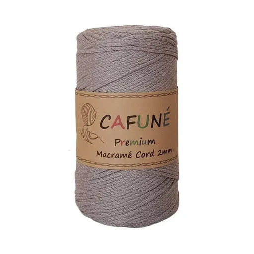 Cafuné Premium Macramé Cord 2mm Milky Coffee Cafuné