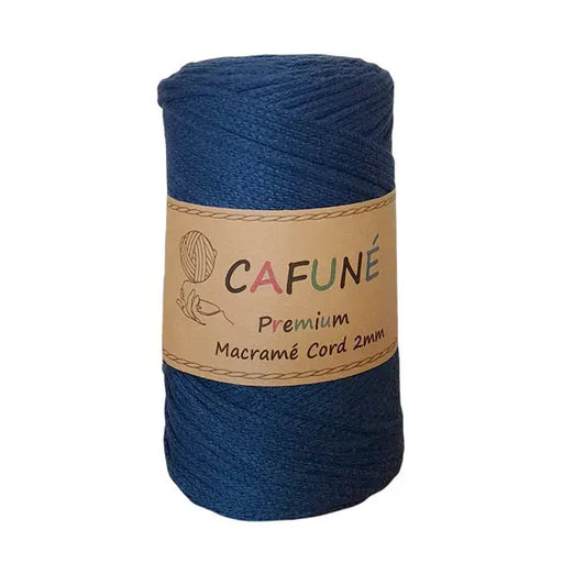 Cafuné Premium Macramé Cord 2mm Navy Cafuné