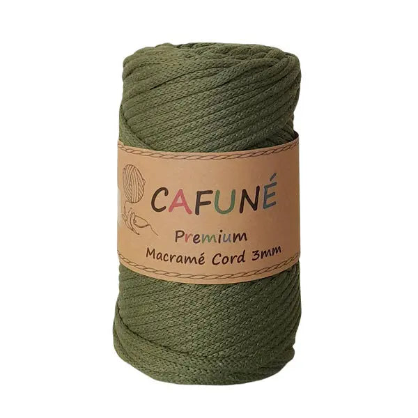 Cafuné Premium Macramé Cord 3mm Avacado Cafuné