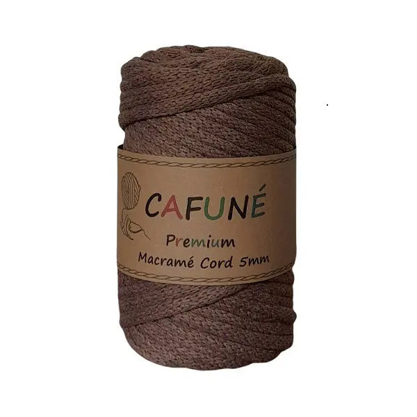 Cafuné Premium Macramé Cord 3mm Dark Brown Cafuné