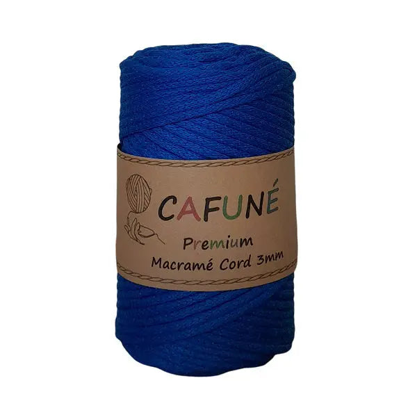 Cafuné Premium Macramé Cord 3mm Indigo Cafuné