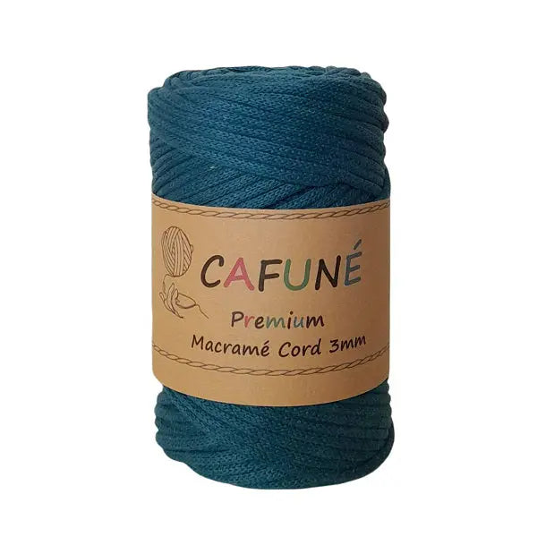 Cafuné Premium Macramé Cord 3mm Peacock Cafuné