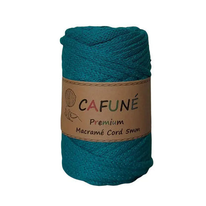 Cafuné Premium Macramé Cord 5mm Peacock Cafuné