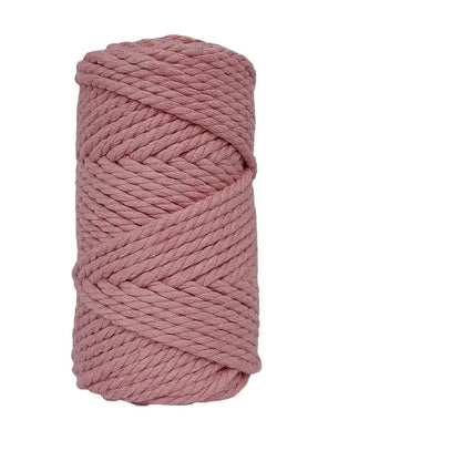 Cafuné Premium Macramé Rope 5mm-3Ply Dusty Rose Cafuné