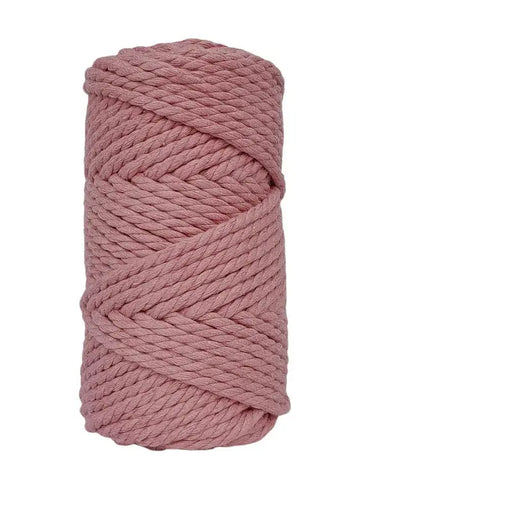 Cafuné Premium-Corde Macramé-Brun rouille-5mm Triple Twist-40 mètres-Cordon  en coton