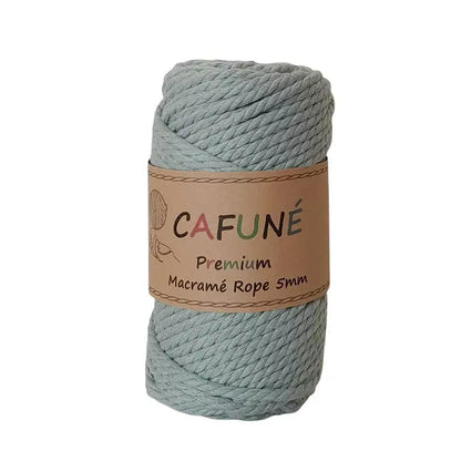 Cafuné Premium Macramé Rope 5mm-3Ply Eucalyptus Cafuné