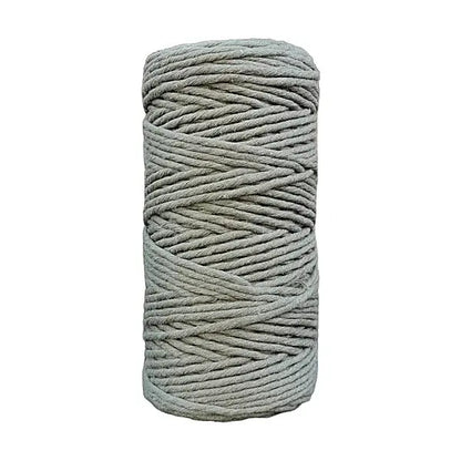 Cafuné Single Twist Lux Macrame Yarn 3 mm Khaki Cafuné