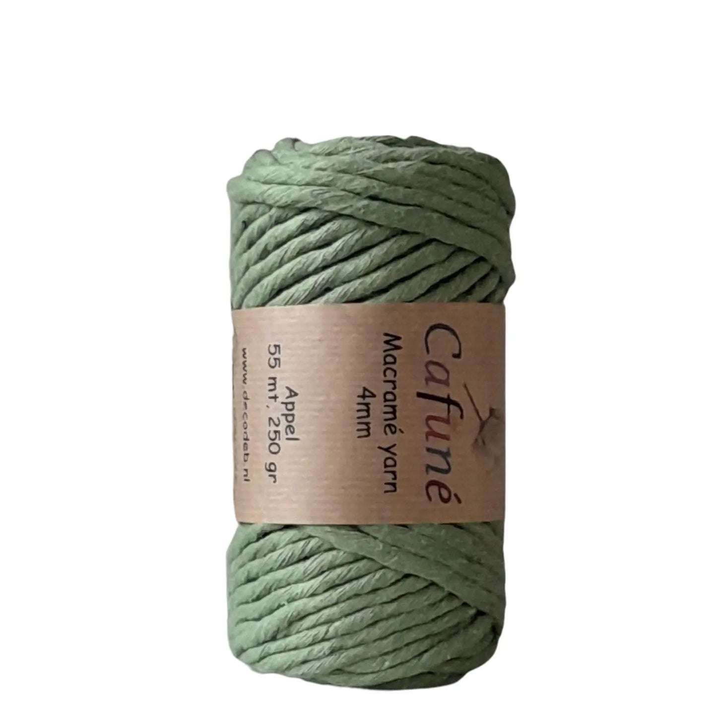 Cafuné Macramé Yarn 4mm Apple by Decodeb 