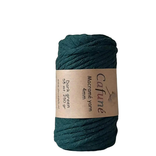 Cafuné Macramé Yarn 4mm Green by Decodeb 