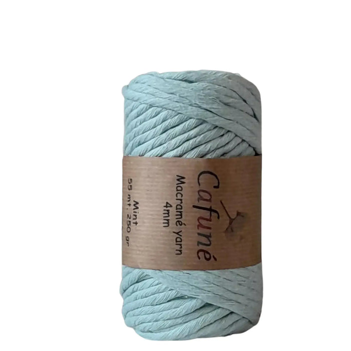 Cafuné Macrame Yarn 4mm Mint by Decodeb 