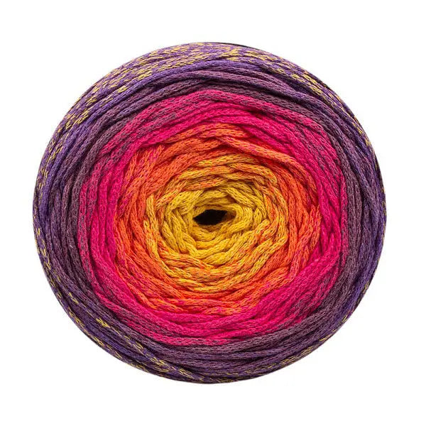 Cake Gradient Yarn Purple-Orange Cafuné