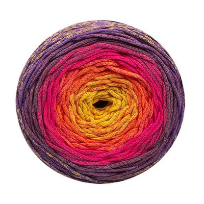 Cake Gradient Yarn Purple-Orange Cafuné