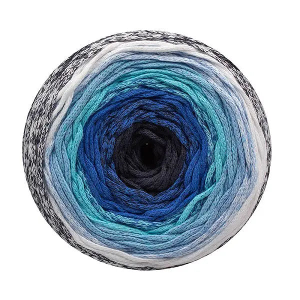 Cake Gradient Yarn White-Blue Cafuné