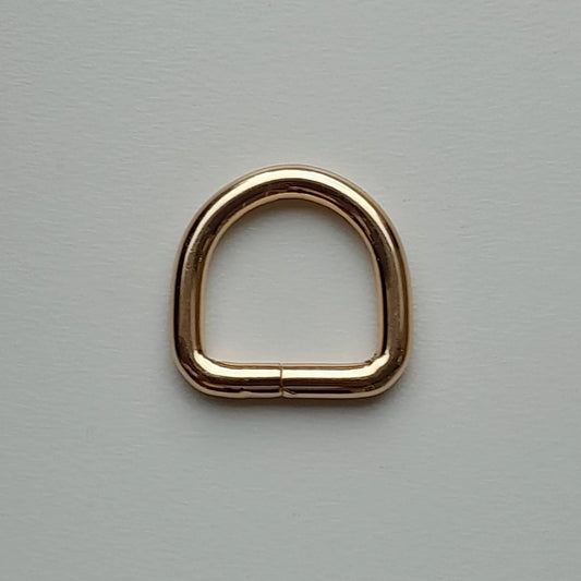 D ring Gold 25x25mm Cafune