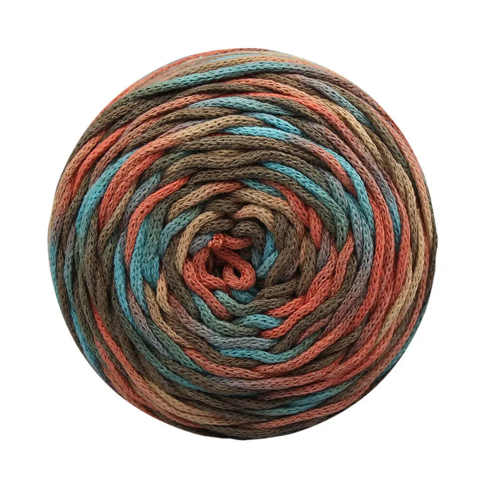 Degrade cord 2mm Mint - Salmon - Coffee - DecoDeb