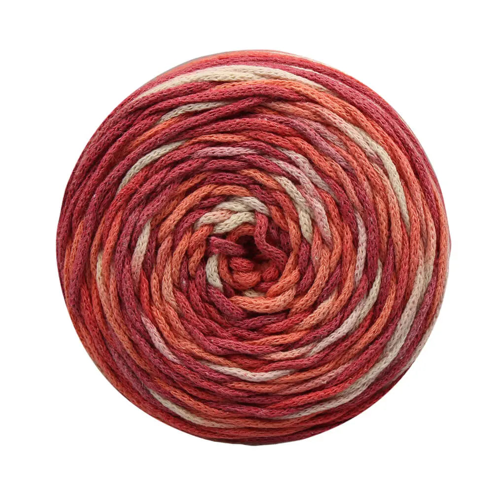 Degrade cord 2mm Red - Orange - DecoDeb