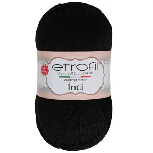 Etrofil Anti Pilling Yarn Black No 70978 Etrofil