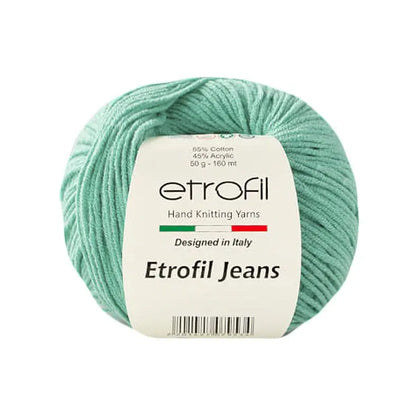 Etrofil Jeans Yarn No 54 Aqua Green - DecoDeb