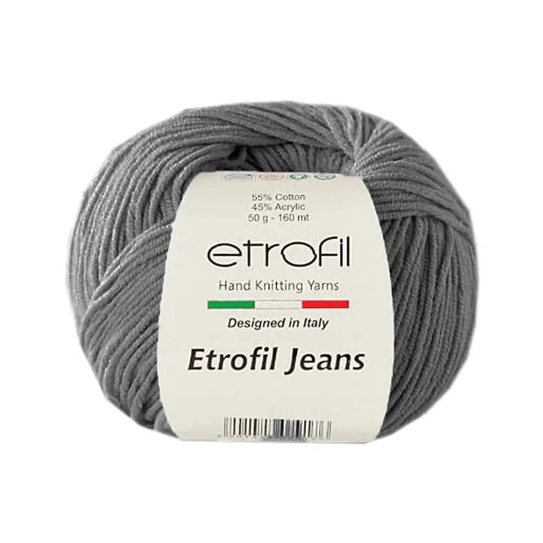 Etrofil Jeans Yarn No 65 Grey - DecoDeb