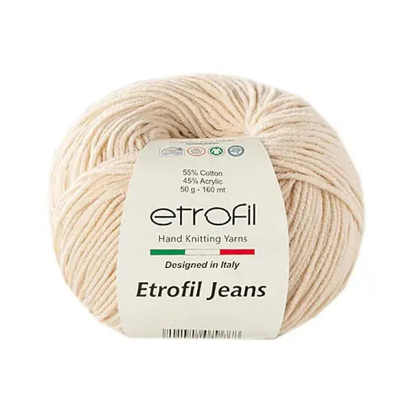 Etrofil Jeans Yarn No 70 Beige - DecoDeb