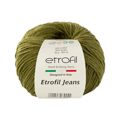 Etrofil Jeans Yarn No26 Khaki - DecoDeb