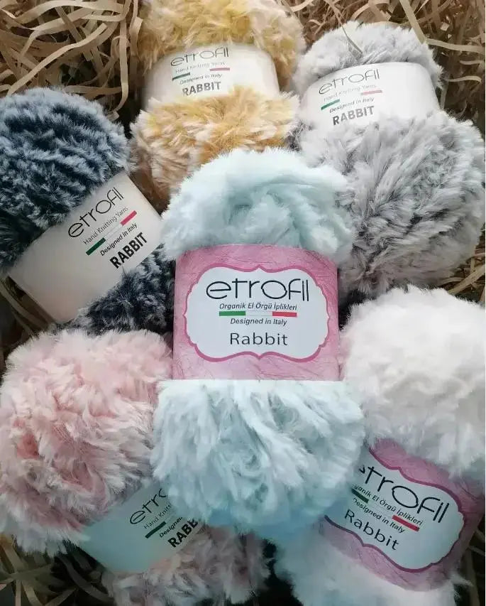 Etrofil Rabbit Furry Yarn - DecoDeb