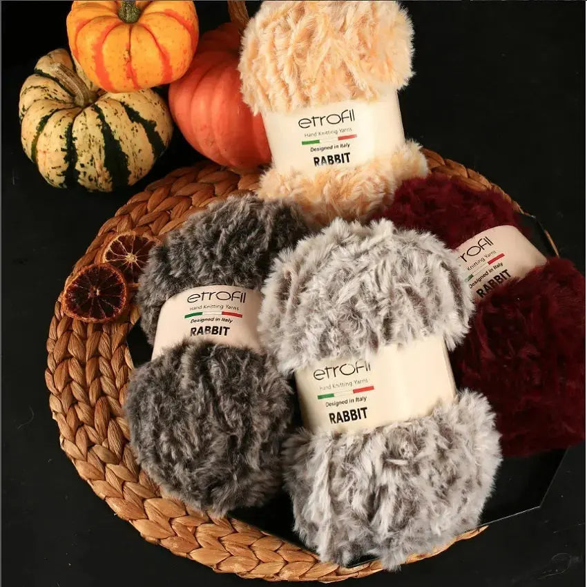 Etrofil Rabbit Furry Yarn - DecoDeb