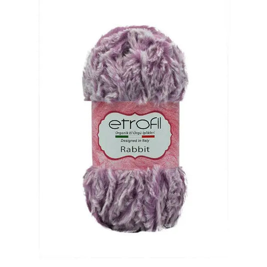 Etrofil Rabbit Furry Yarn Lavander No 70684 Etrofil