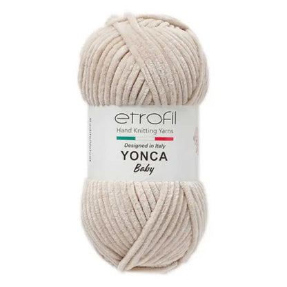 Etrofil Yonca Baby Velvet Yarn Beige No 70703 Etrofil