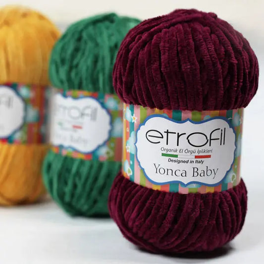 Etrofil Yonca Baby Velvet Yarn DecoDeb