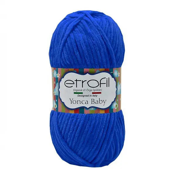 Etrofil Yonca Baby Velvet Yarn Indigo No 70521 Etrofil