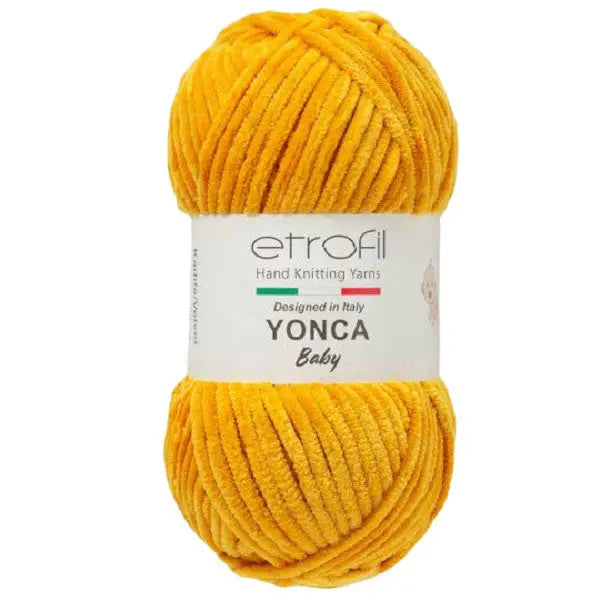 Etrofil Yonca Baby Velvet Yarn Mustard No 70214 Etrofil